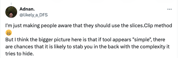 using slices.Clip removes extra capacity in slices